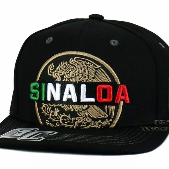 MEXICO Hat Federal Logo States Flag Embroidery Snapback Flat Bill Baseball Cap - Picture 2 of 6